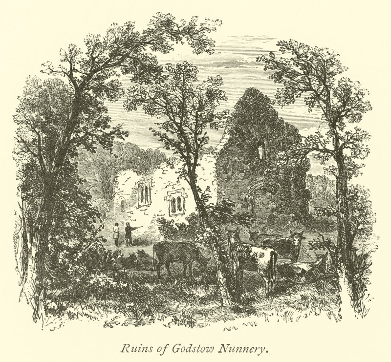 Ruinerna av Godstow Nunnery av English School