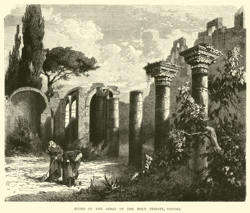 Ruinerna av Abbey of the Holy Trinity, Venosa av English School