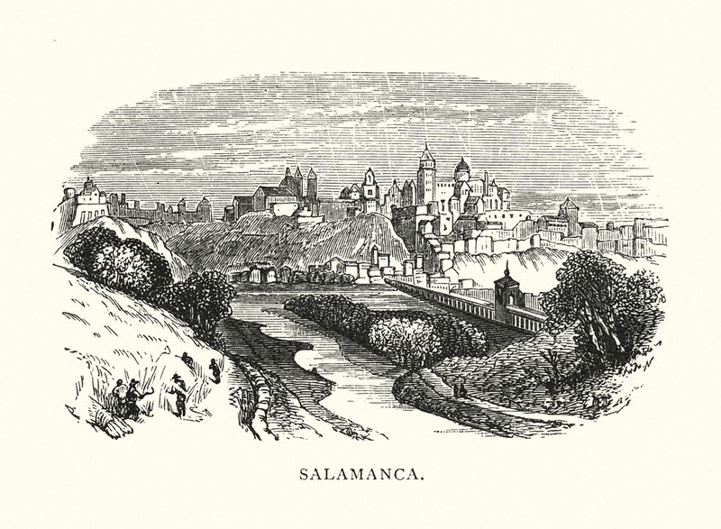Salamanca (gravyr) av English School