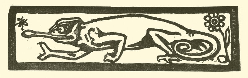Salamander (träsnitt) av English School