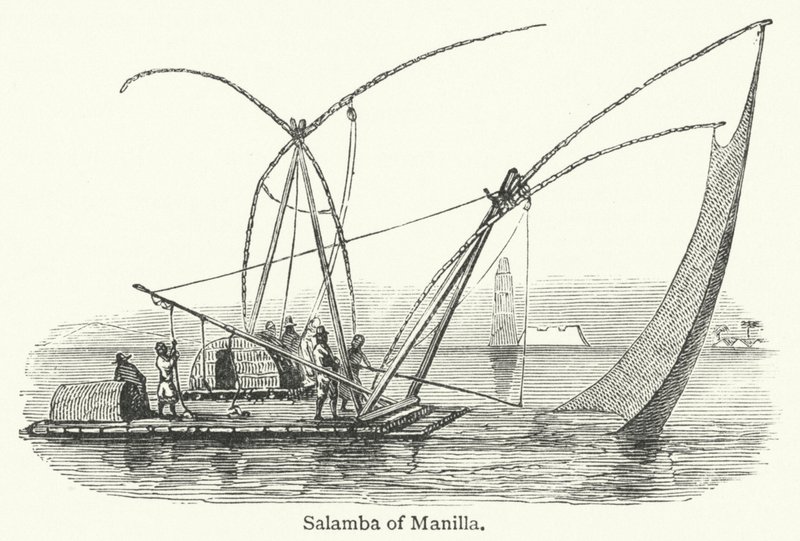 Salamba från Manilla (gravyr) av English School
