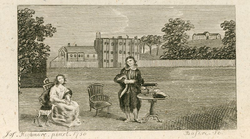Samuel Richardson och Miss Highmore av English School