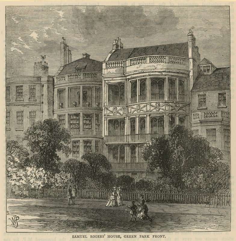 Samuel Rogers House, Green Park front av English School