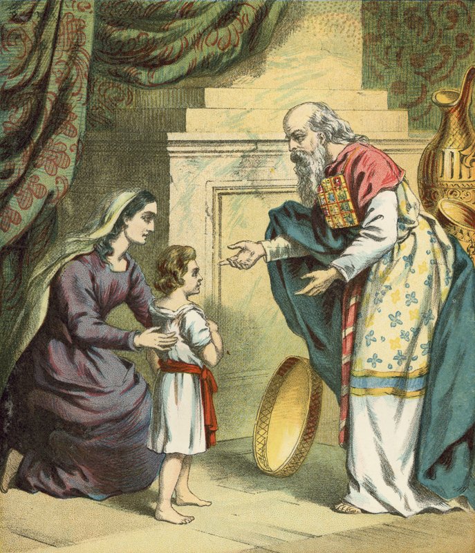 Samuel i templet av English School