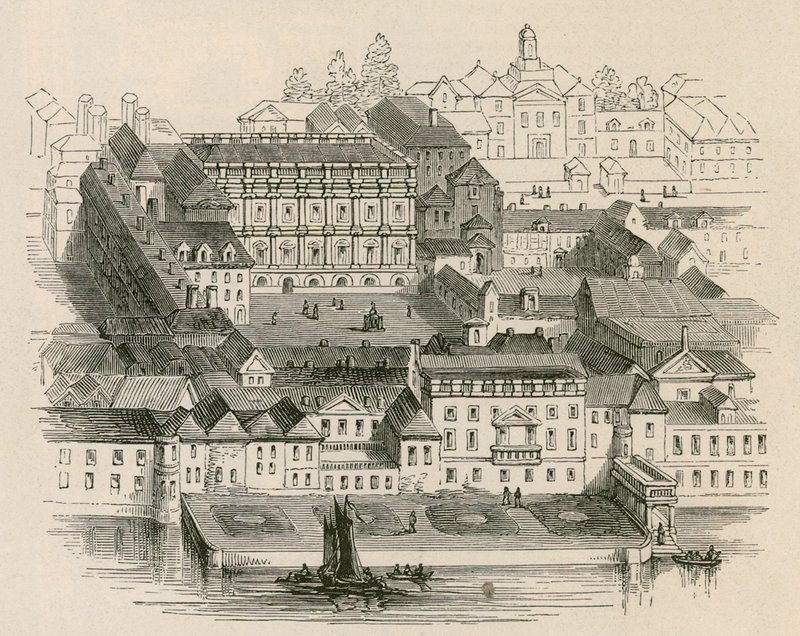 Sandford Manor House, Fulham, London, sägs vara Nell Gwynnes bostad av English School