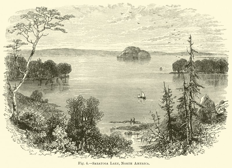Saratogasjön, Nordamerika av English School