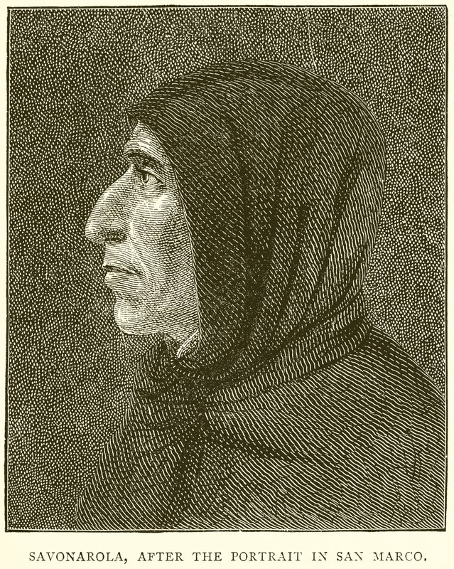 Savonarola, efter porträttet i San Marco av English School