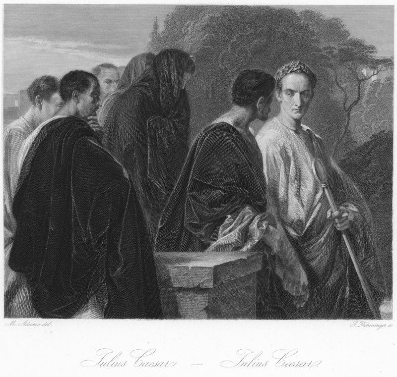 Scen från Julius Caesar av English School