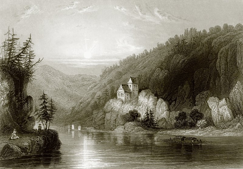 Slottet Krempenstein av English School