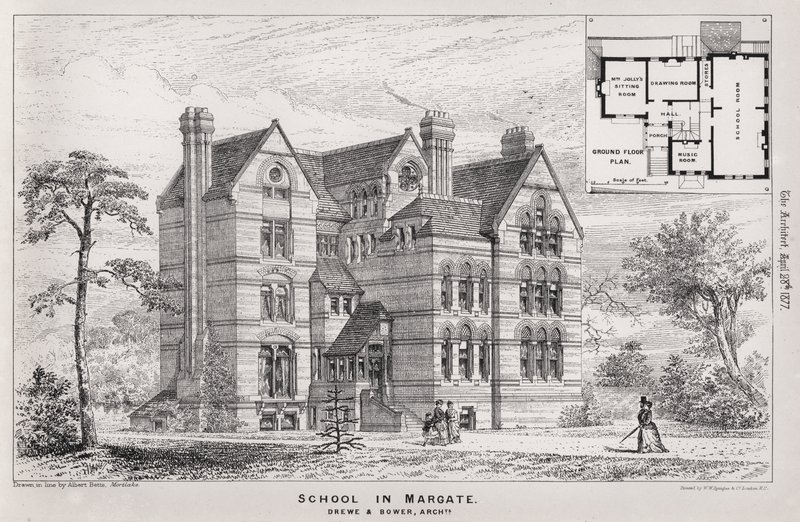 Skola i Margate (gravyr) av English School