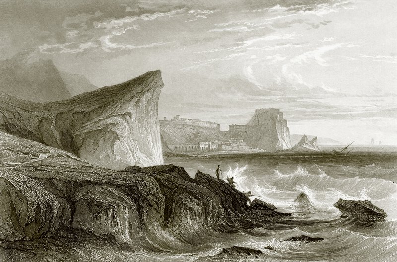 Scilla och Charybdis, Sicilien av English School
