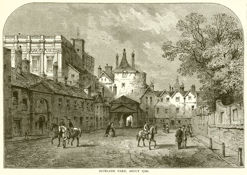 Scotland Yard, omkring 1720 av English School