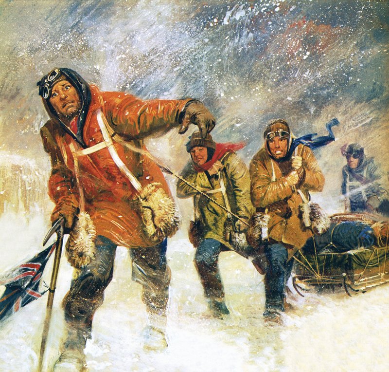 Scotts expedition till Sydpolen av English School