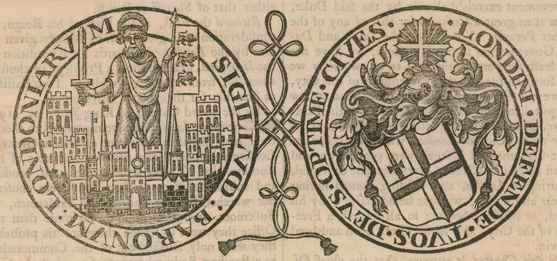 Sigill från Corporation of London av English School
