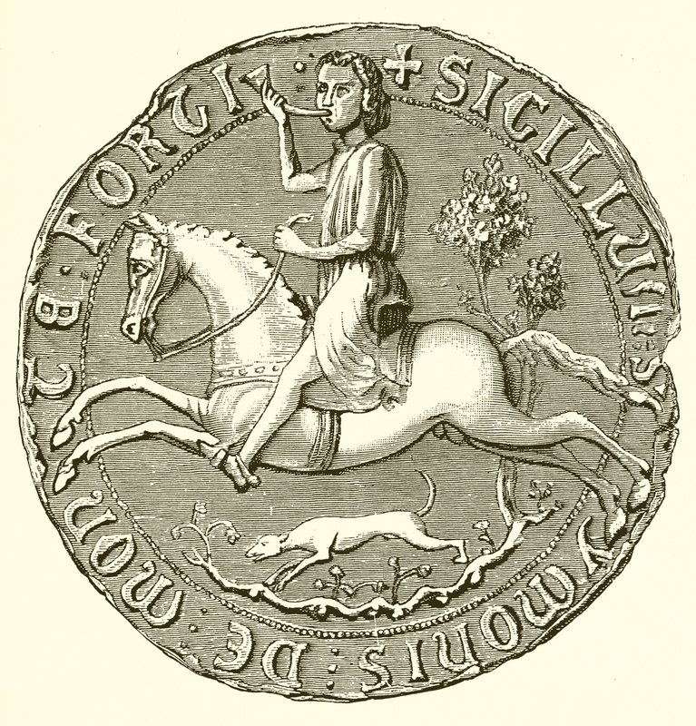 Sigill av Simon de Montfort av English School
