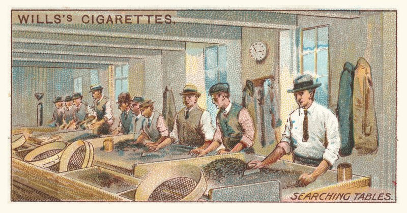 Sökning av tabeller (chromolitho) av English School