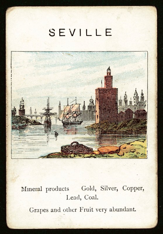 Sevilla (färg litho) av English School