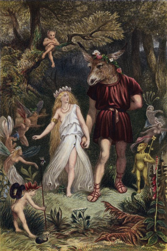 Shakespeare, Midsommarnattsdröm, akt IV, scen 1 av English School