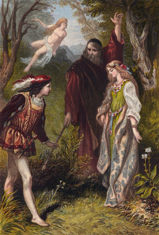 Shakespeare, The Tempest, Akt I, Scen 2 av English School