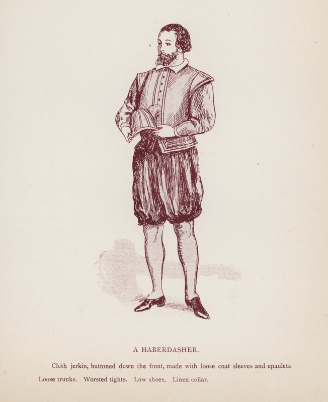 Shakespeares Taming of the Shrew: A Haberdasher (litho) av English School