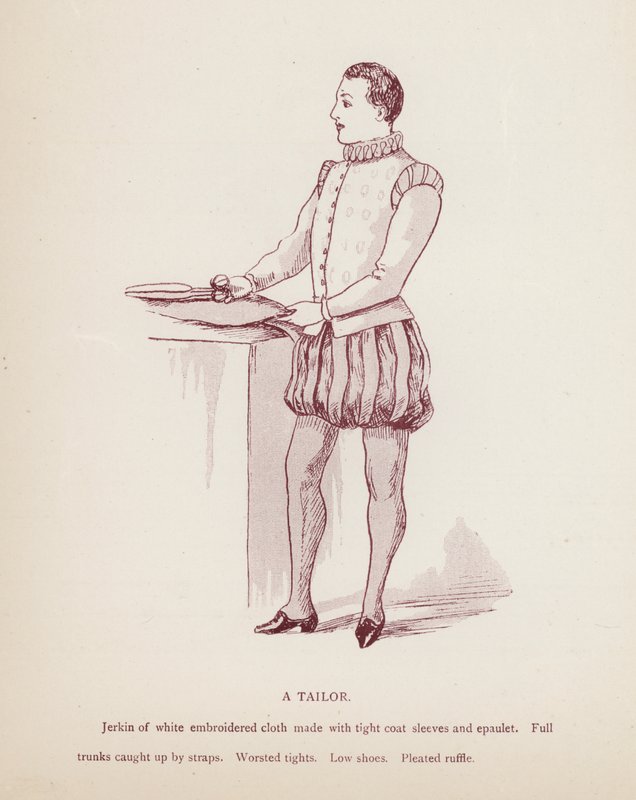 Shakespeares Taming of the Shrew: A Tailor (litho) av English School