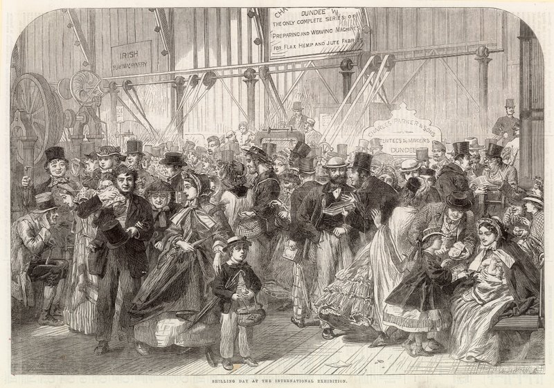 Shillingdag på den internationella utställningen 1862 av English School