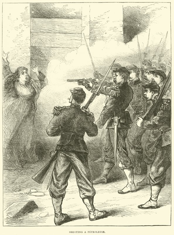 Att skjuta en petroleuse, maj 1871 av English School