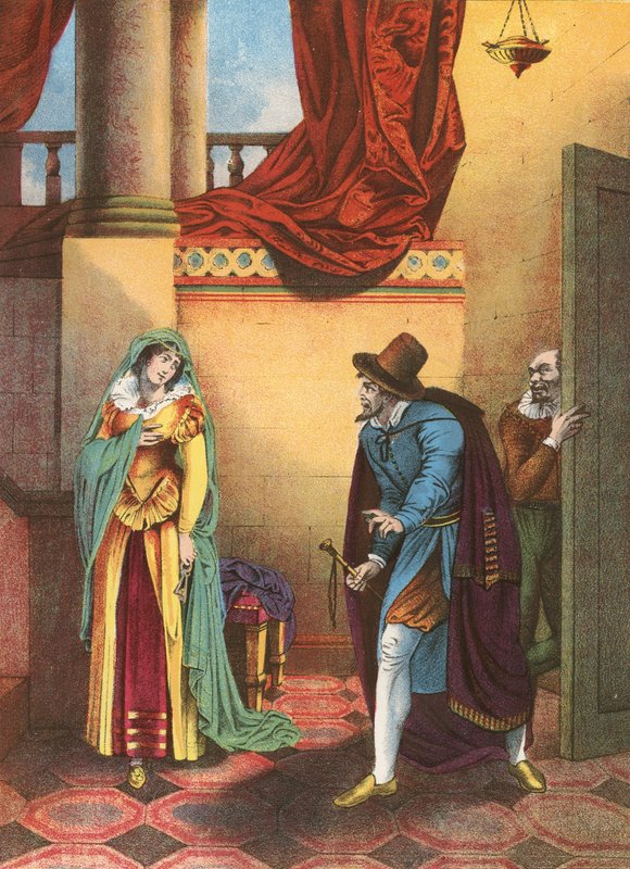 Shylock, Jessica och Launcelot av English School