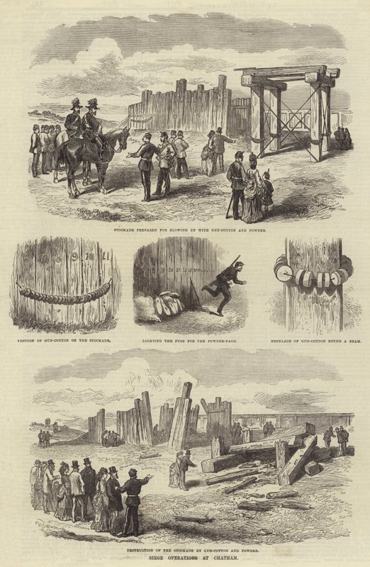 Siege Operations at Chatham (gravyr) av English School