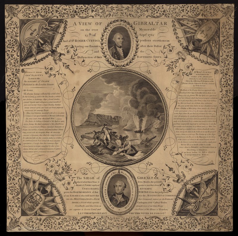 Belägring av Gibraltar, 1779-1783 av English School
