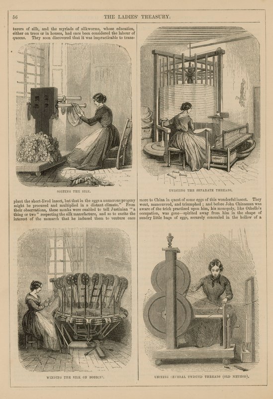 Sidenproduktion av English School