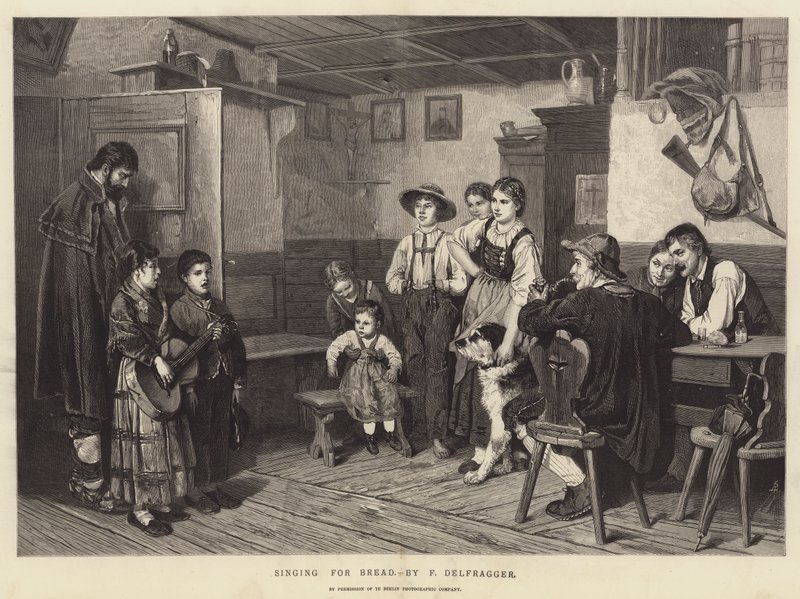 Singing for Bread (gravyr) av English School