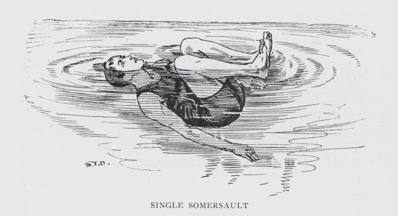 Enkel kullerbytta (litho) av English School
