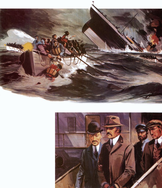 Förlisning av Titanic och arrestering av Dr Crippen av English School