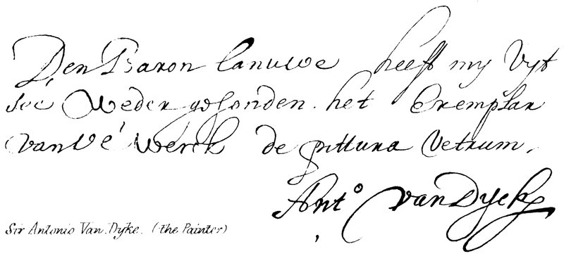 Sir Antonio Van Dyke, (målaren) av English School