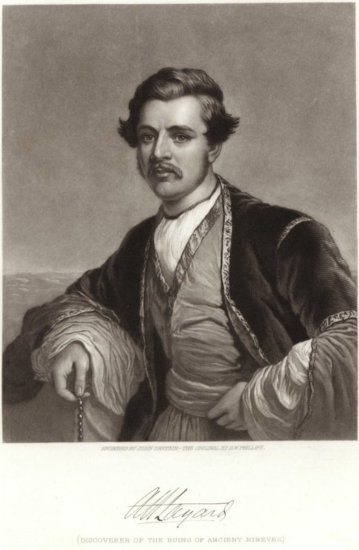 Sir Austen Henry Layard av English School
