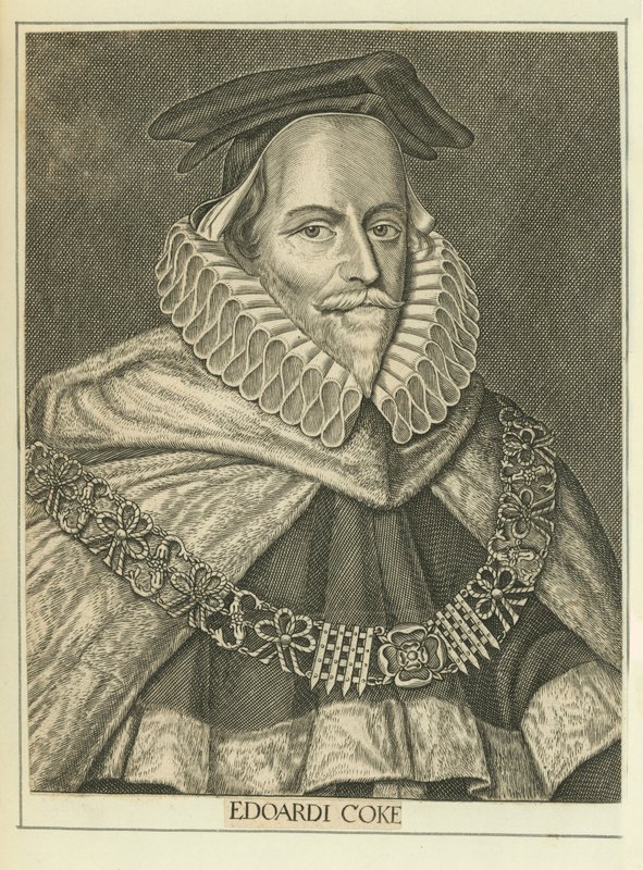 Sir Edward Coke av English School