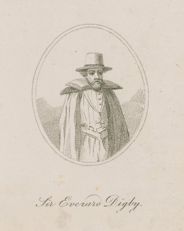 Sir Everard Digby, en medlem av Gunpowder Plot av English School