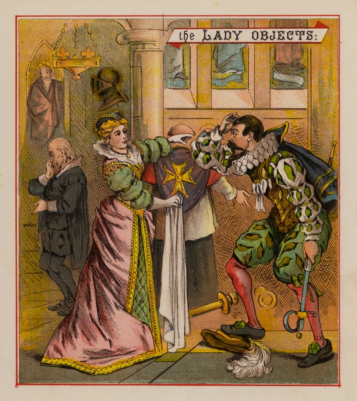 Sir Francis Drake och hans troll (färg litho) av English School