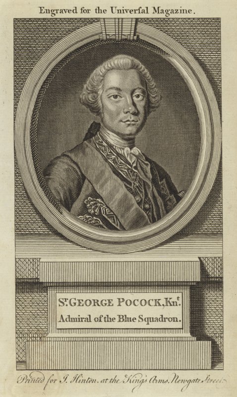 Sir George Pocock, riddare, amiral av den blå skvadronen av English School