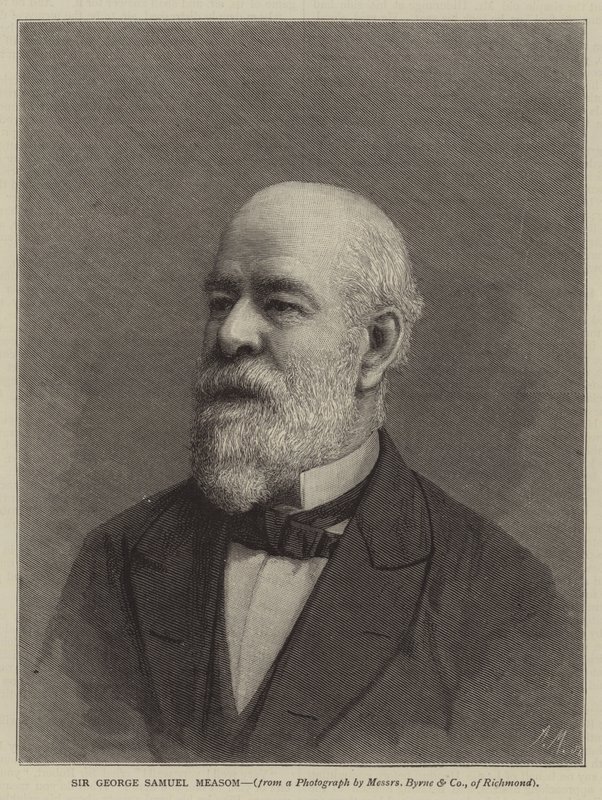 Sir George Samuel Measom (gravyr) av English School