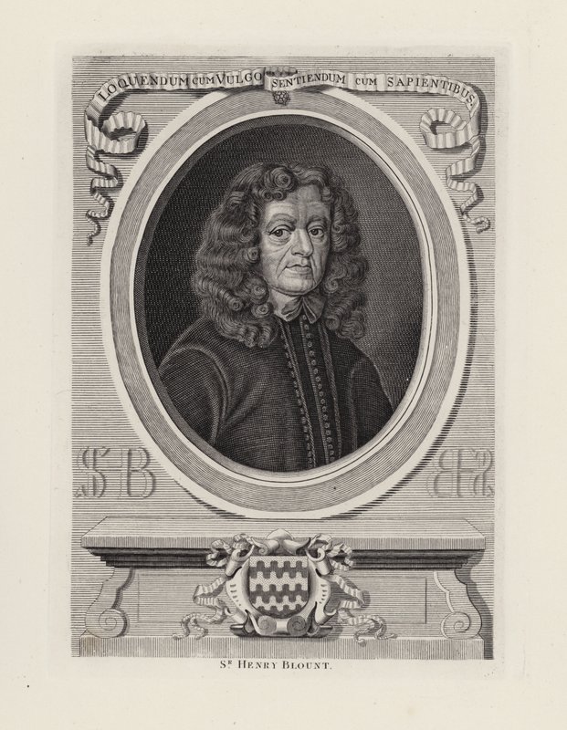 Sir Henry Blount (gravyr) av English School