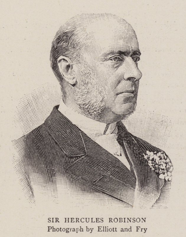 Sir Hercules Robinson (gravyr) av English School