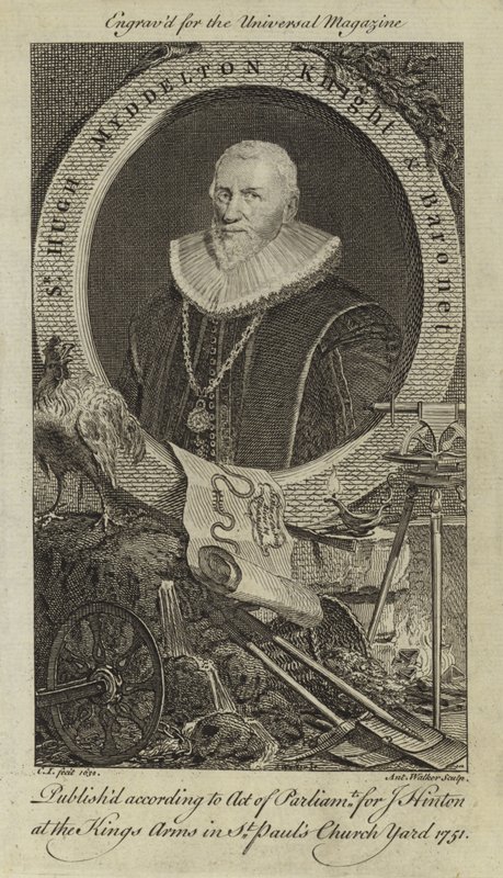 Sir Hugh Myddelton, riddare och baronet av English School