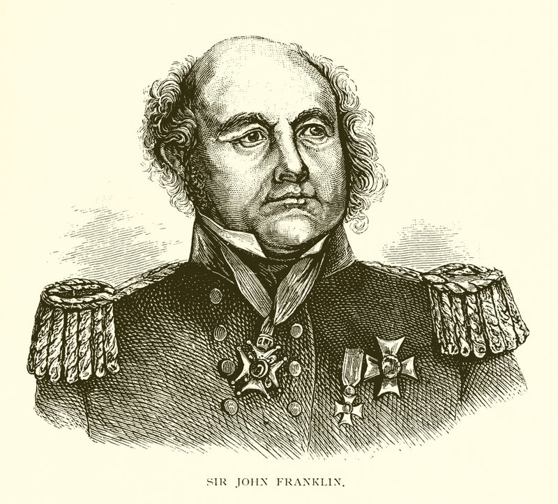 Sir John Franklin av English School