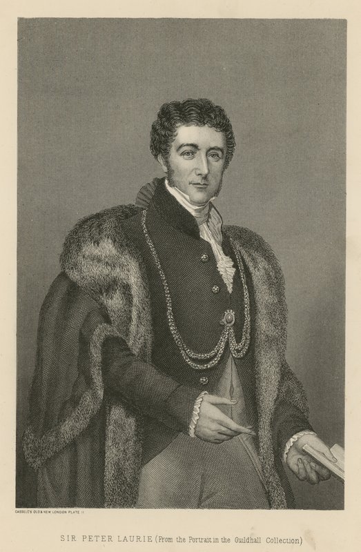 Sir Peter Laurie, borgmästare i London av English School