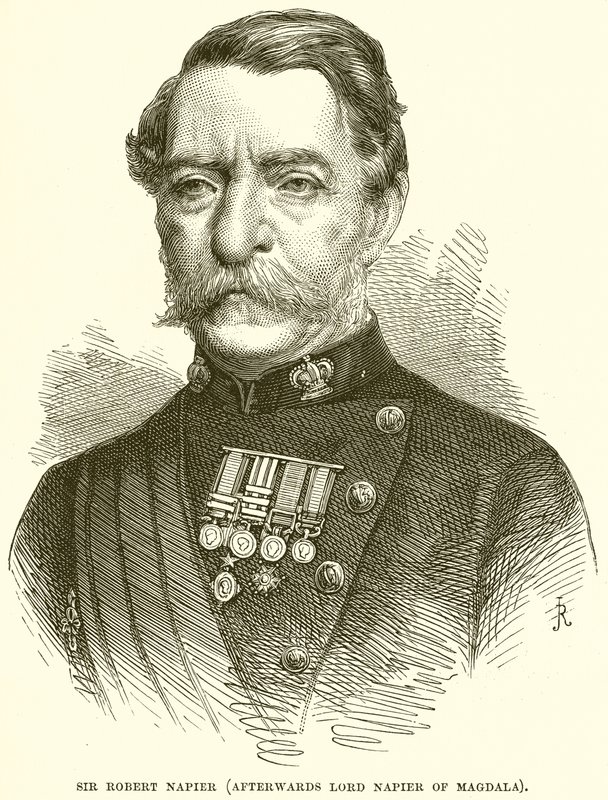 Sir Robert Napier (efteråt Lord Napier av Magdala) av English School