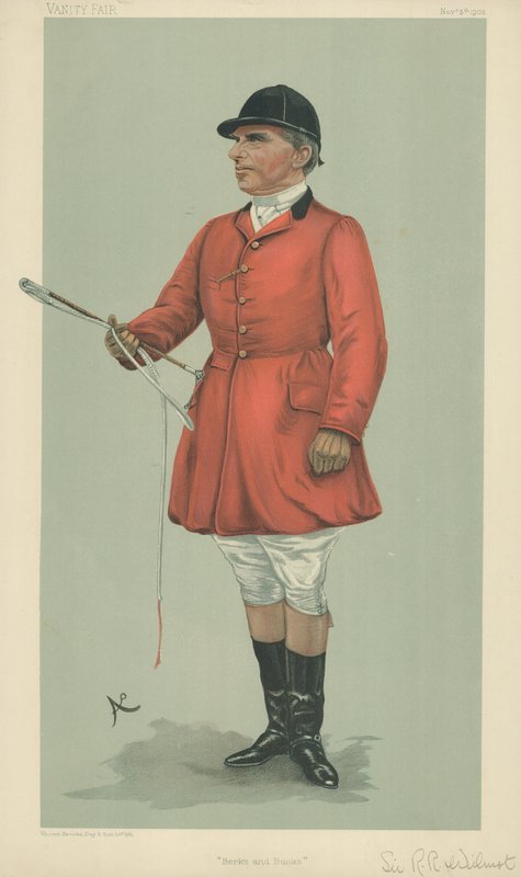 Sir Robert Rodney Wilmot, Berks and Bucks, 5 november 1903, tecknad serie Vanity Fair av English School