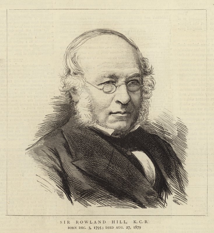 Sir Rowland Hill, KCB (gravyr) av English School