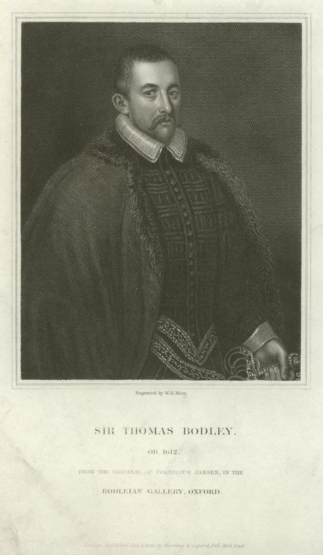Sir Thomas Bodley, engelsk diplomat och forskare av English School